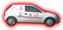 Doncater Cash Register's Company Van